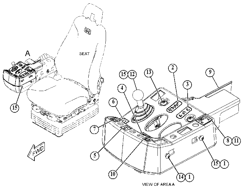 KIT-JOYSTICK CONTROL 5098228 CAT