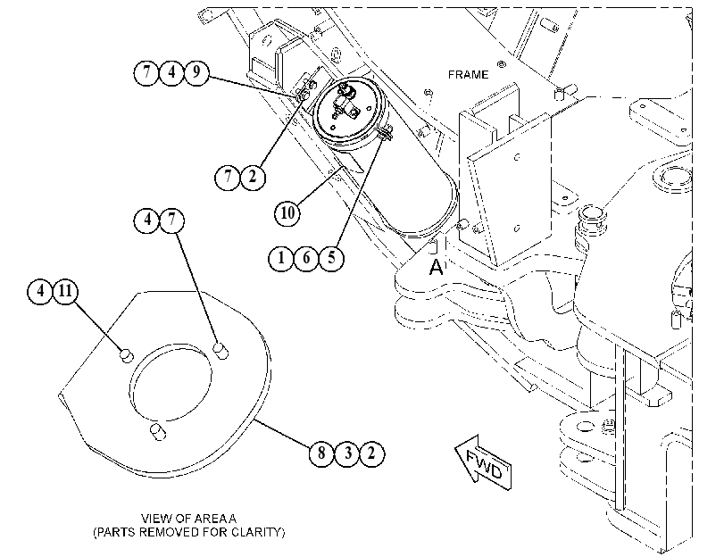 ACCUMULATOR & MTG GP-HYDRAULIC 5357190 CAT
