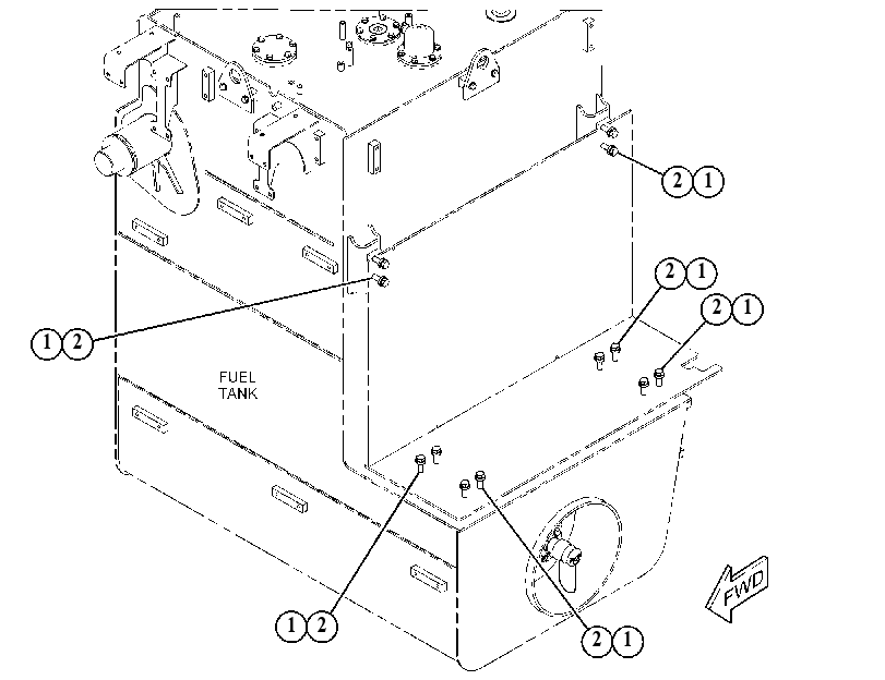 MOUNTING GP-DEF TANK 4194520 CAT