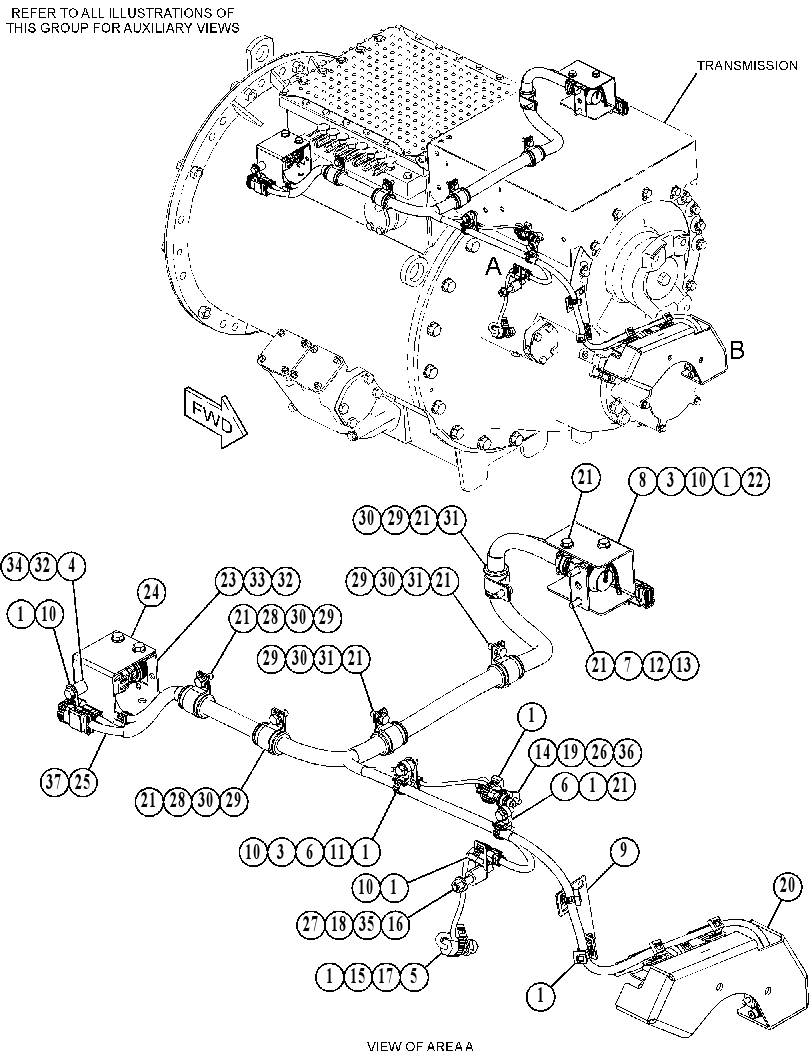 WIRING GP-TRANSMISSION 5809101 CAT