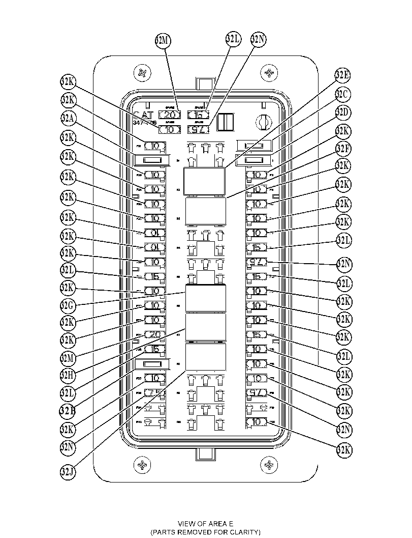 Проводка консоли 5615605 CAT