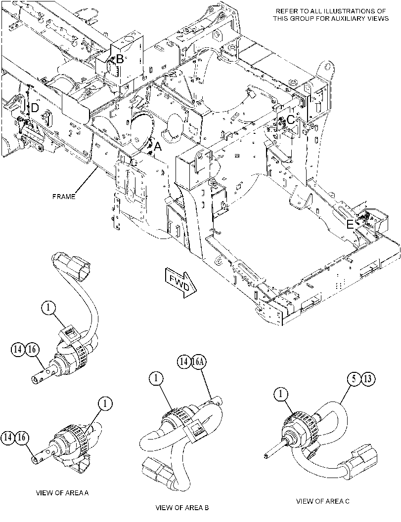 WIRING GP-SERVICE CENTER 3992139 CAT