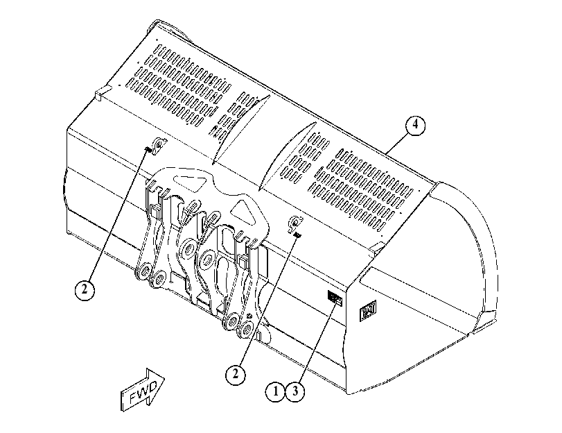 BUCKET GP-LIGHT MATERIAL 5689158 CAT