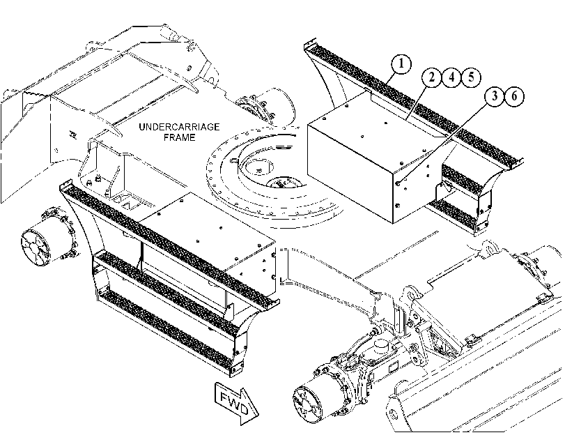 MOUNTING GP-STEP & TOOL BOX 5170025 CAT