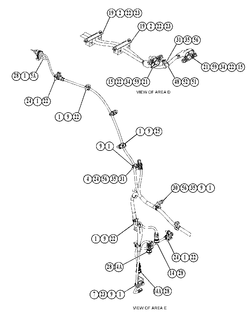 Проводка шасси 3992103 CAT