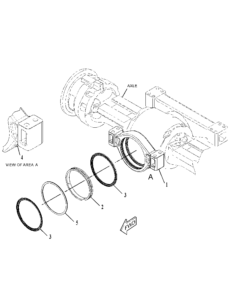 TRUNNION GP-AXLE 3498152 CAT