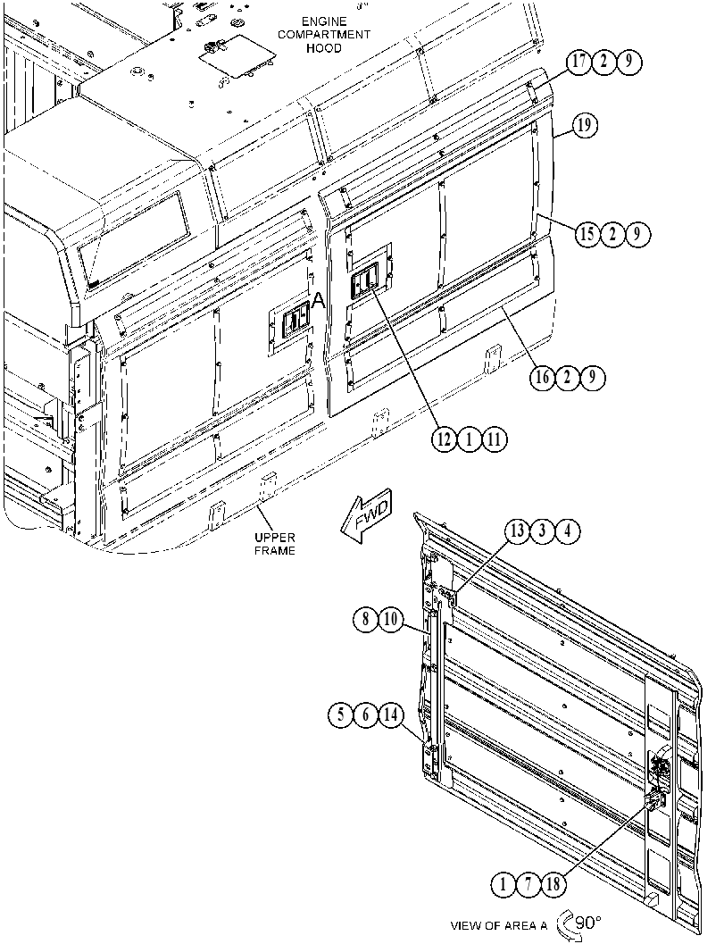DOOR GP-RADIATOR 5862903 CAT