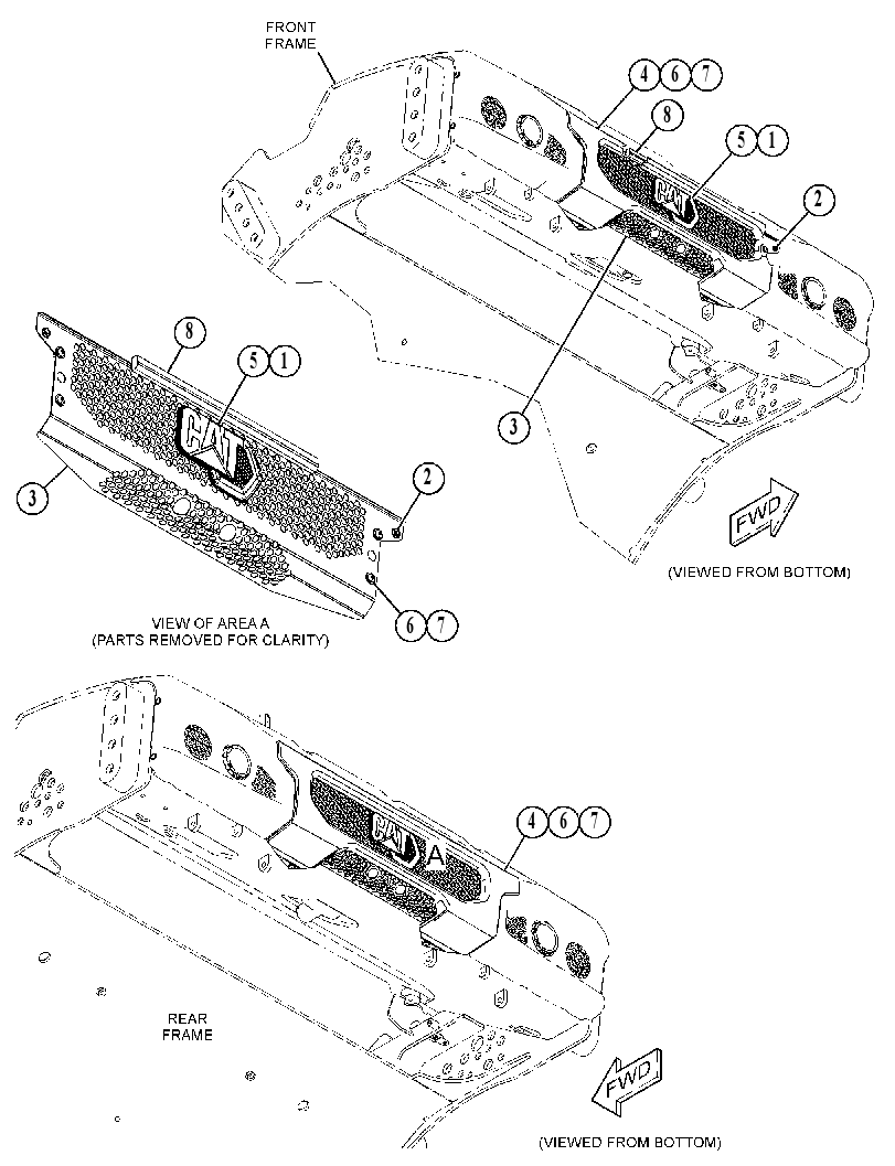 COVER GP-BUMPER 5704268 CAT