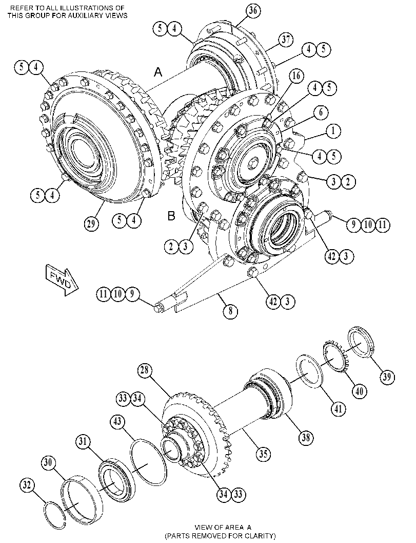 GEAR GP-BEVEL & TRANSFER 1722260 CAT