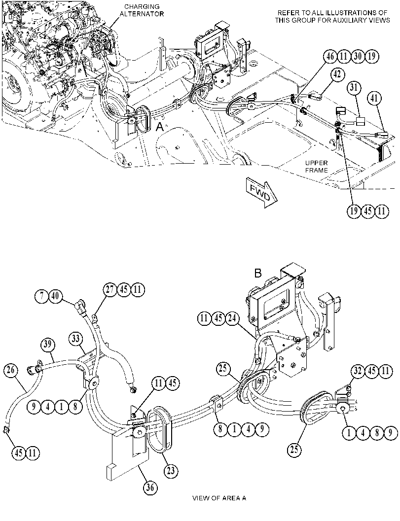 WIRING & MTG GP-ENGINE 5905232 CAT