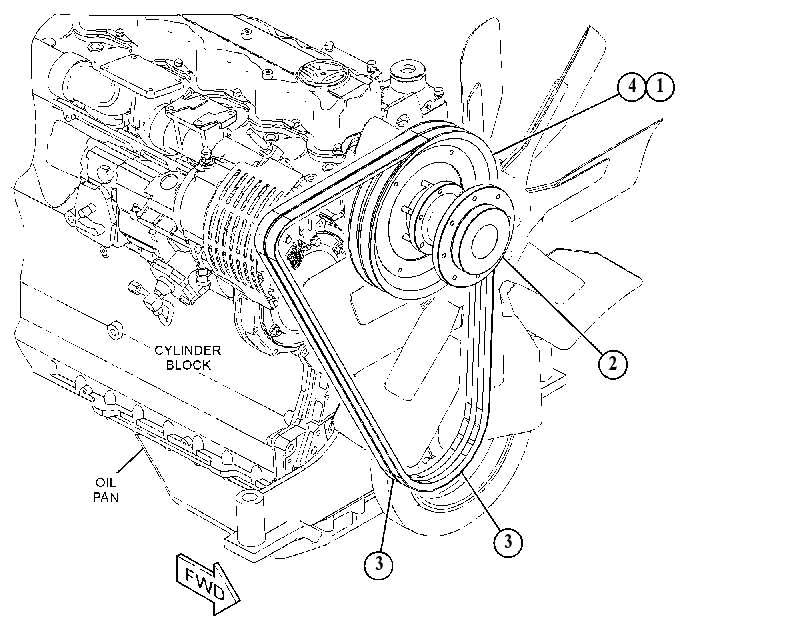 PULLEY GP-FAN & ALT DRIVE 5429146 CAT