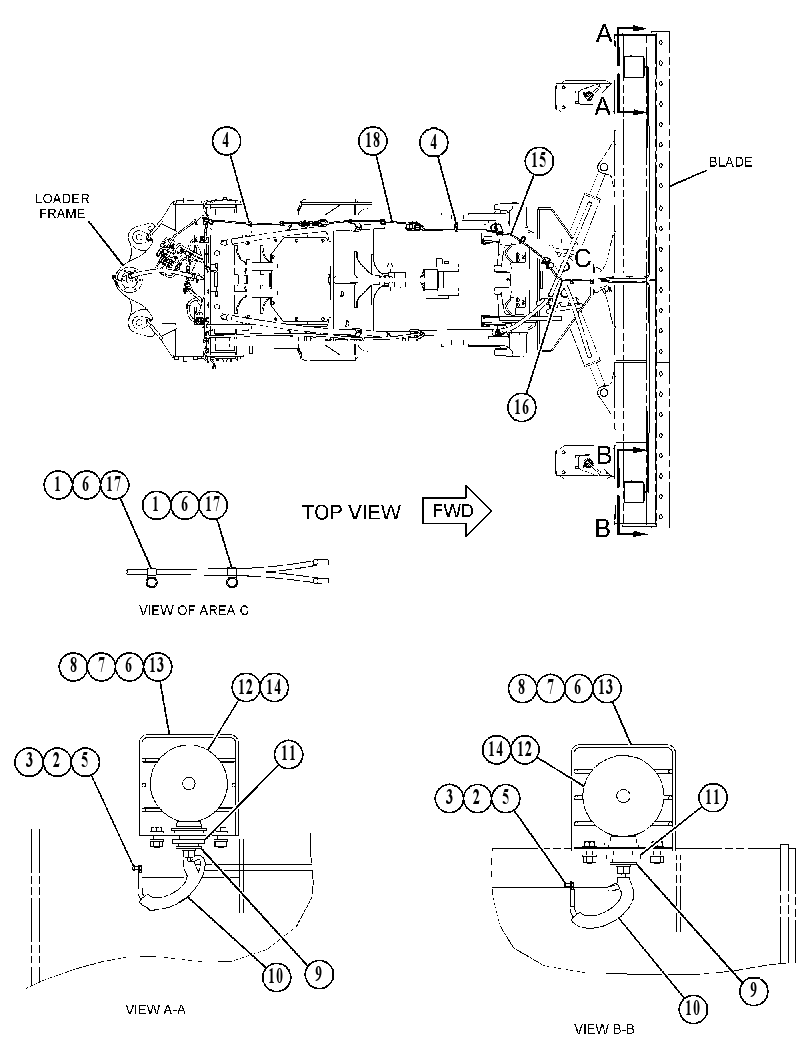 WIRING GP-BLADE 5673603 CAT