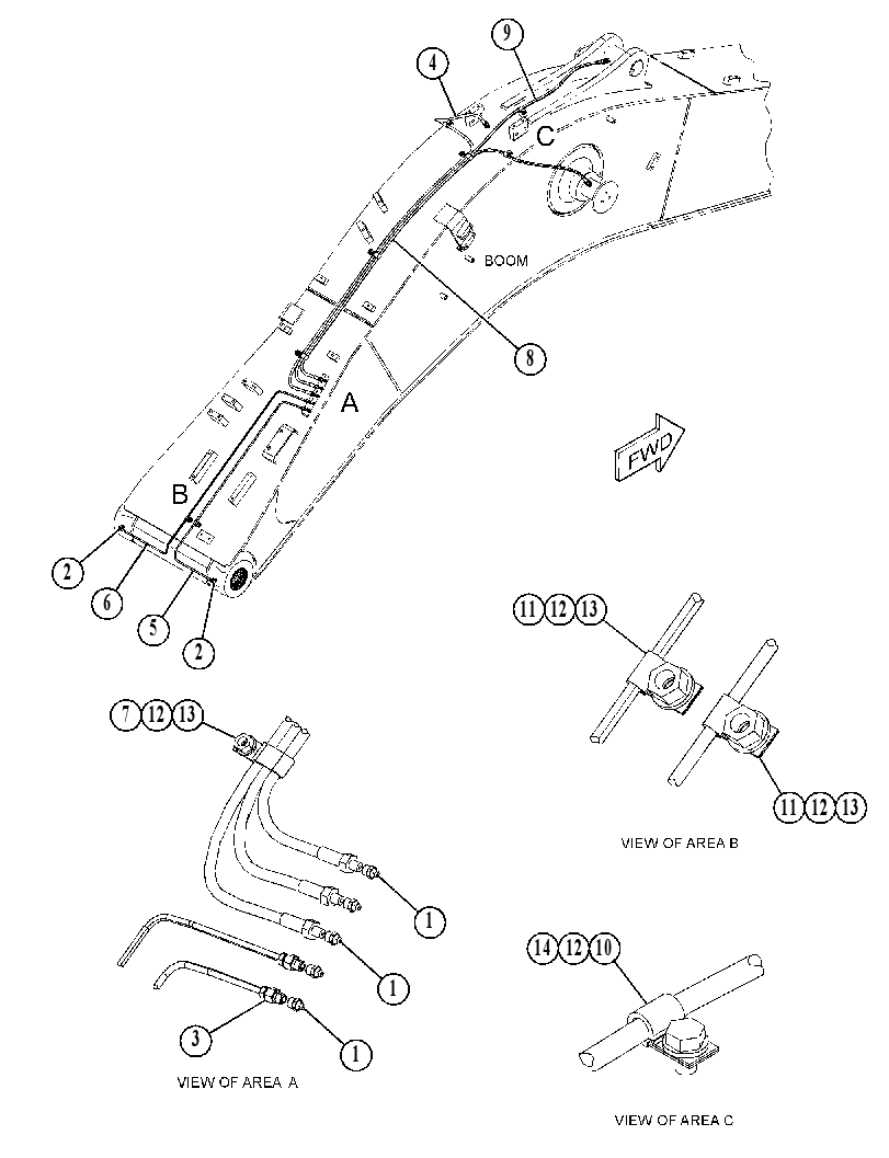 Трубопроводы смазки 5119490 CAT