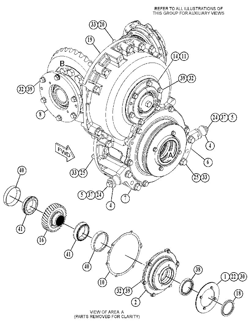 GEAR GP-BEVEL & TRANSFER 5426622 CAT