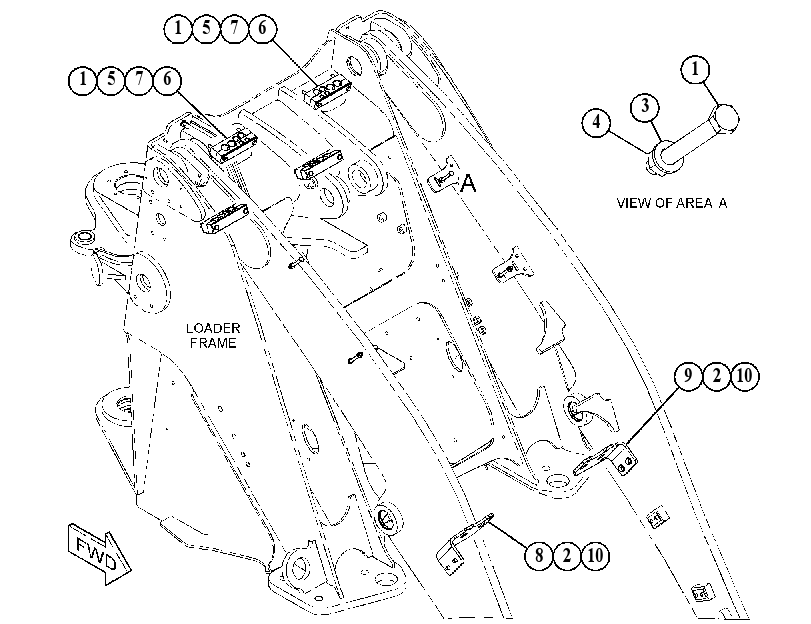 CLAMP GP-HYDRAULIC LINES 5607622 CAT