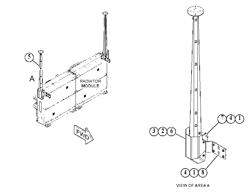 MOUNTING GP-RECEIVER 5203378 CAT