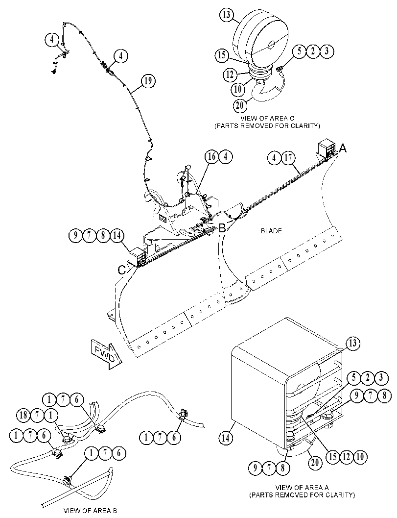 WIRING GP-BLADE 5772086 CAT