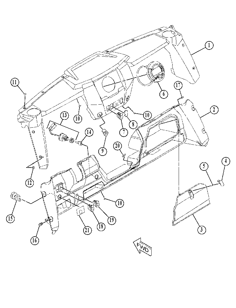 DASHBOARD GP 5602595 CAT