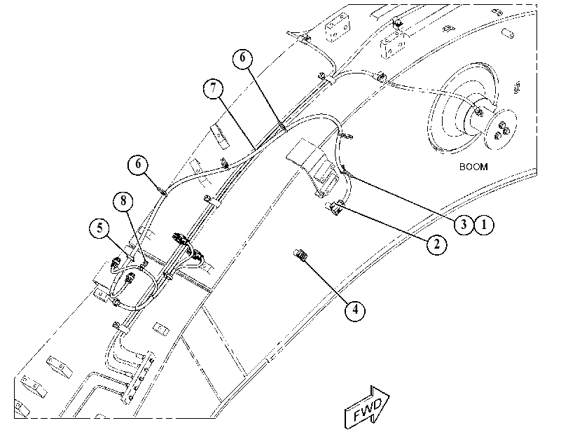 WIRING GP-BOOM 5905246 CAT