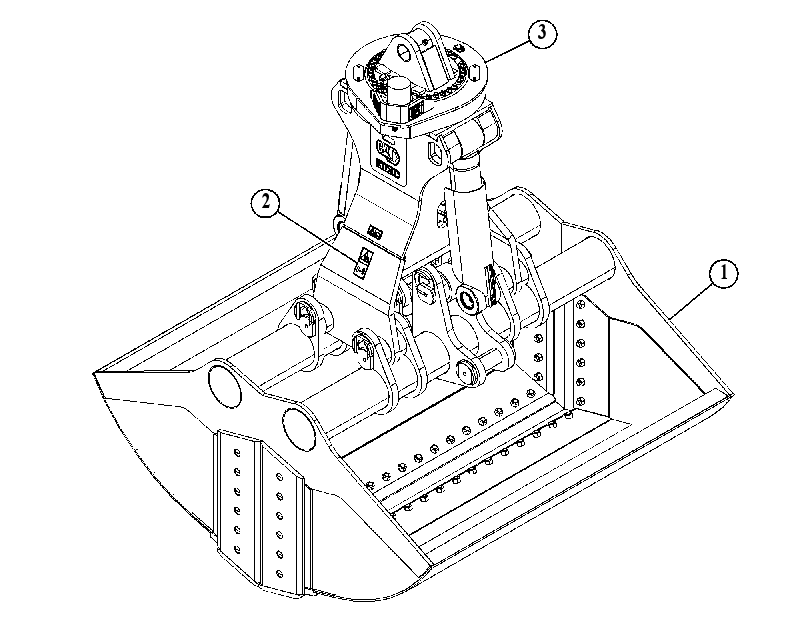 GRAPPLE AR-HYDRAULIC 5176726 CAT