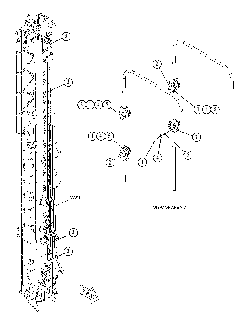 CABLE GP-MAST 5865982 CAT