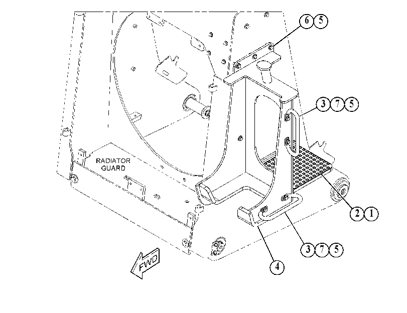 HOLDER GP-BLOCK 5837203 CAT