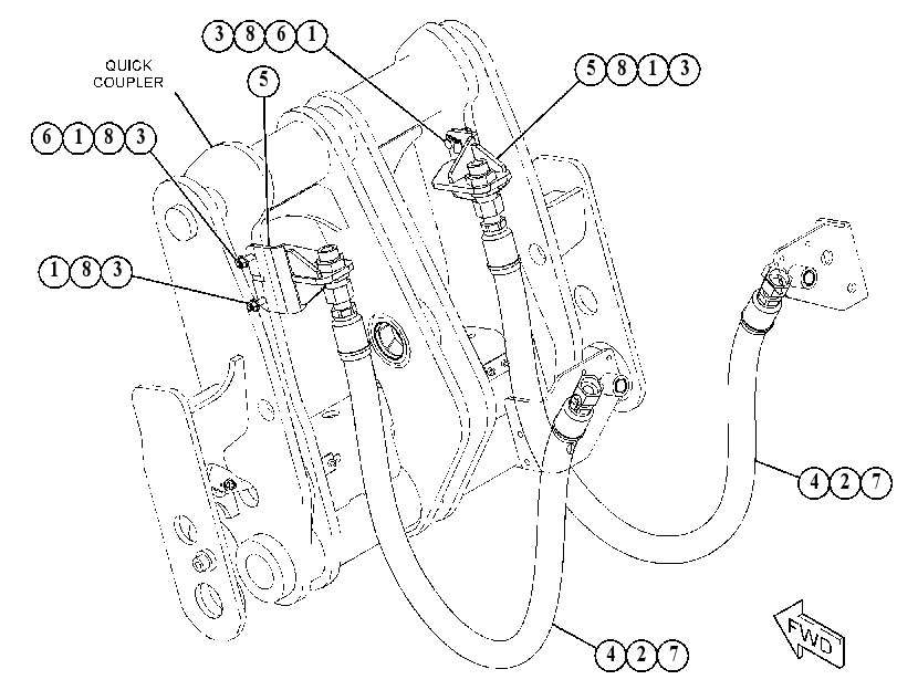 LINES GP-WORK TOOL 5724908 CAT