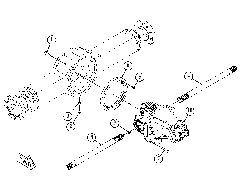 DIFFERENTIAL GP-ROTOR DRIVE 5882701 CAT