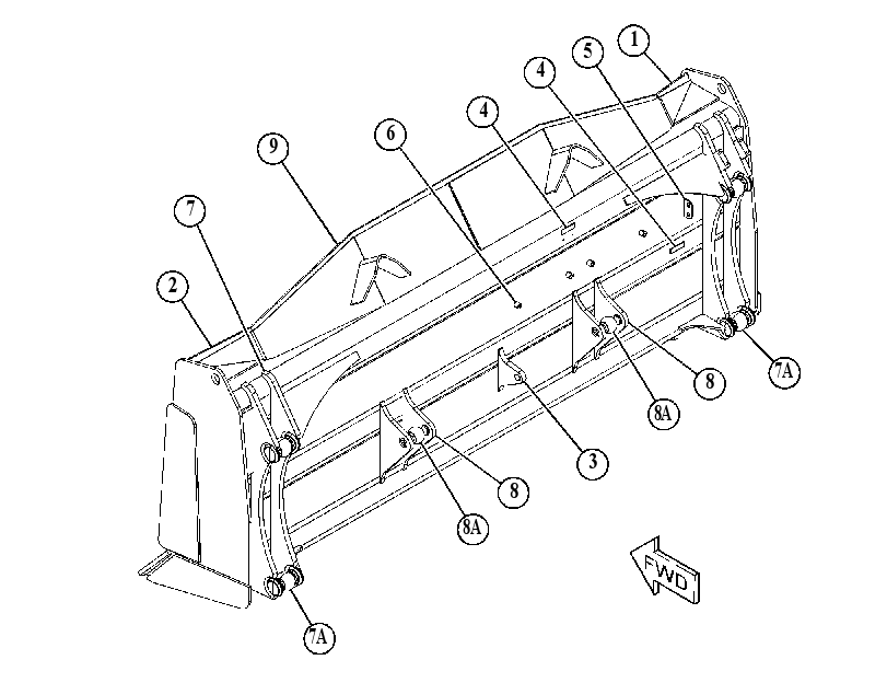 BLADE AS-SEMI-UNIVERSAL 5885053 CAT