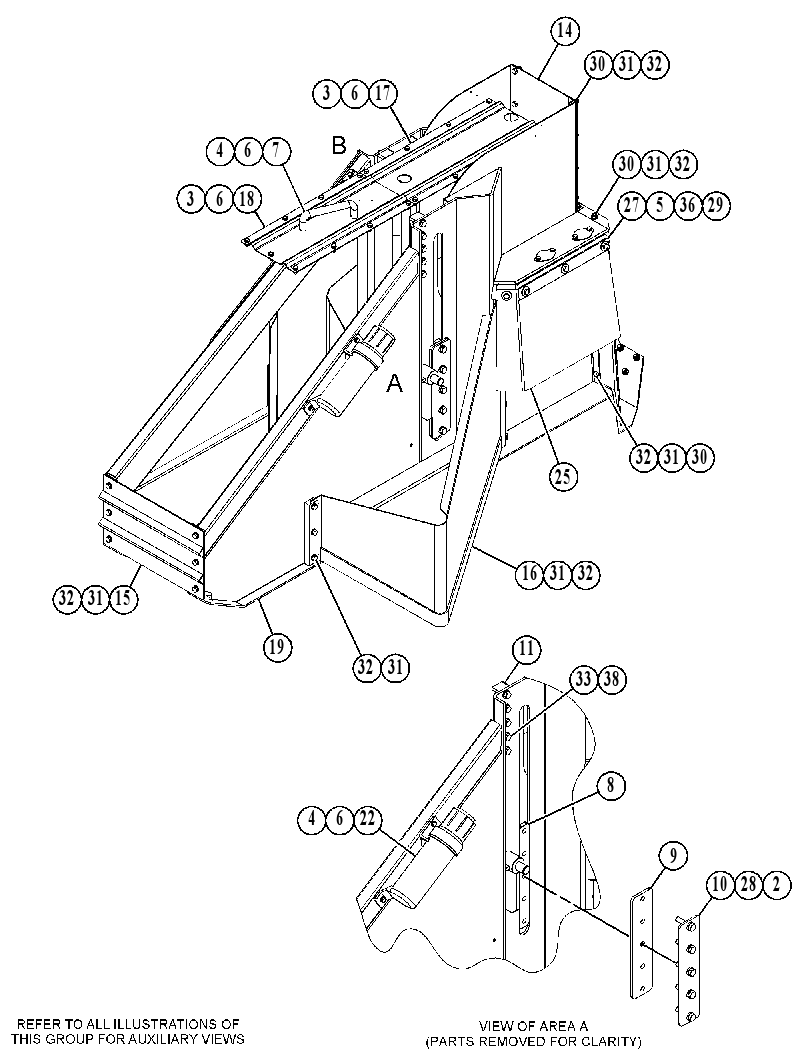 FRAME GP-WHEEL SAW 5912687 CAT