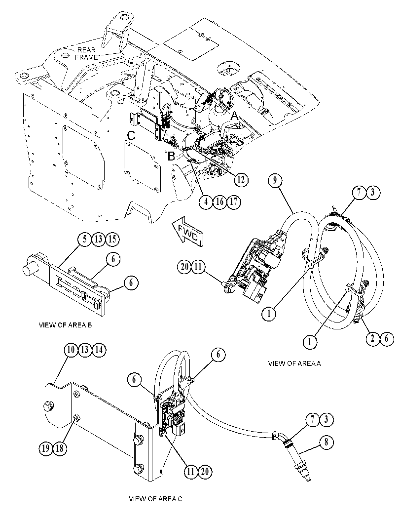 SENSOR & MTG GP-NITROGEN OXIDE 5327478 CAT