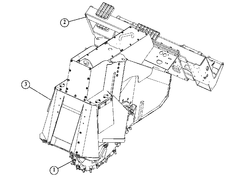 FRAME GP-WHEEL SAW 5802432 CAT