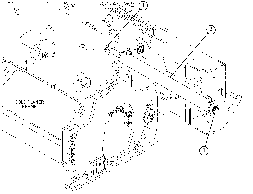 CYLINDER & MTG GP-COLD PLANER 5932500 CAT
