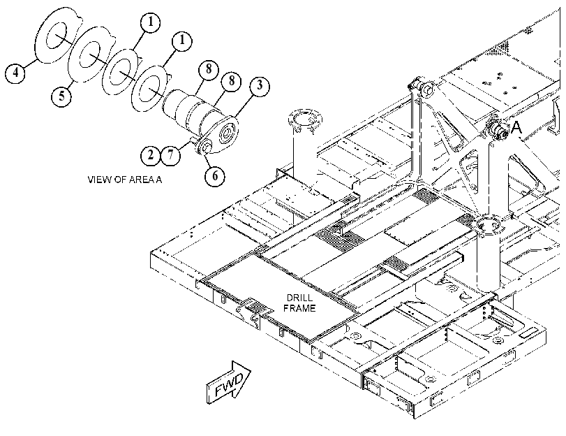 MOUNTING GP-MAST 5230636 CAT