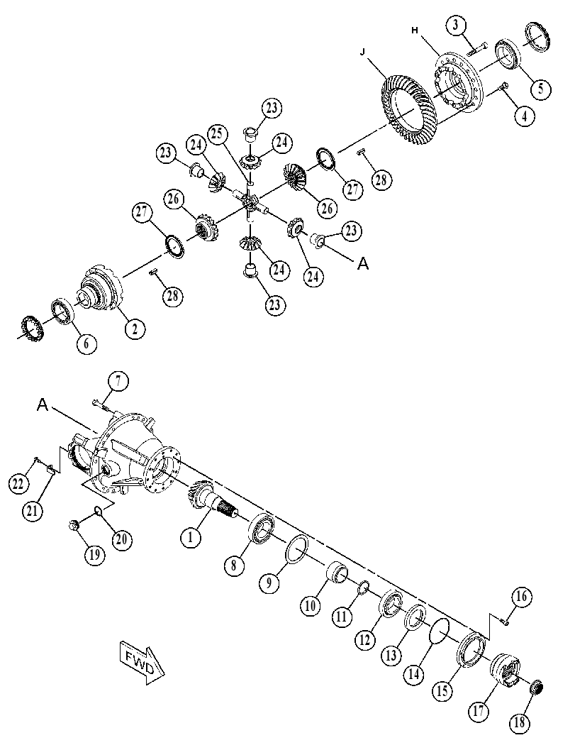 CARRIER GP-DIFFERENTIAL 5859176 CAT