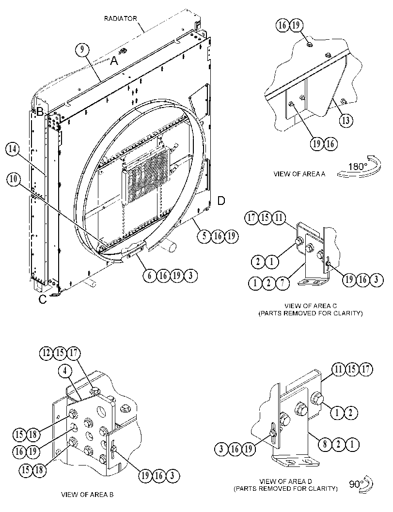 SHROUD GP-RADIATOR 5759017 CAT