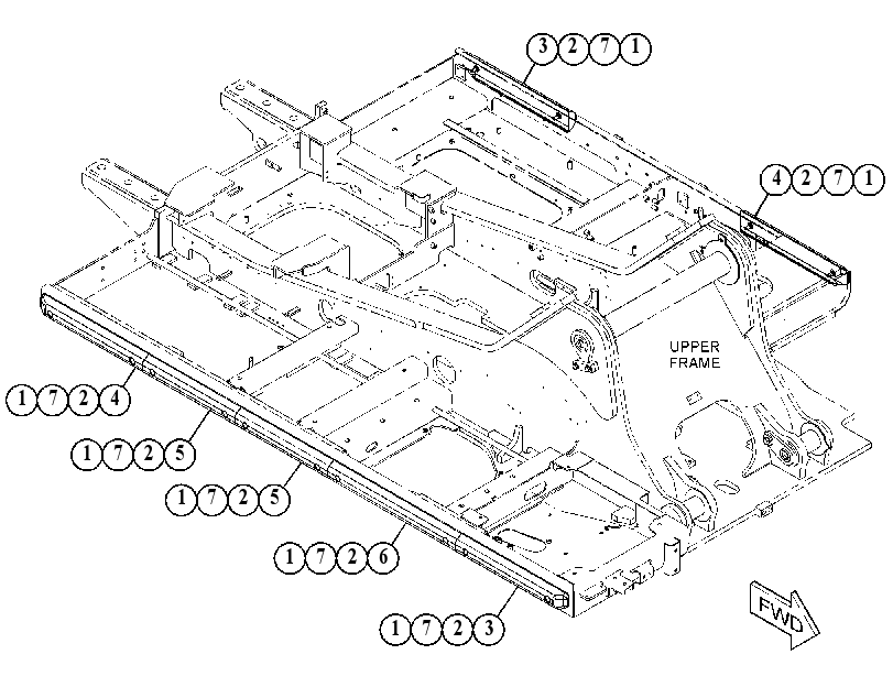 BUMPER GP 5625140 CAT