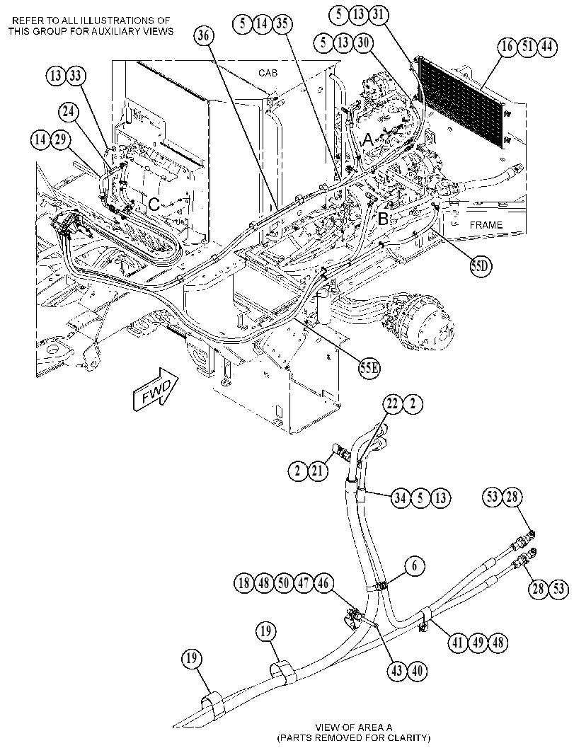 LINES GP-HEATER & AIR COND 5401420 CAT