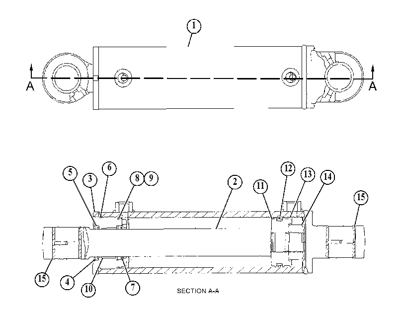 CYLINDER GP-BLADE 5403581 CAT