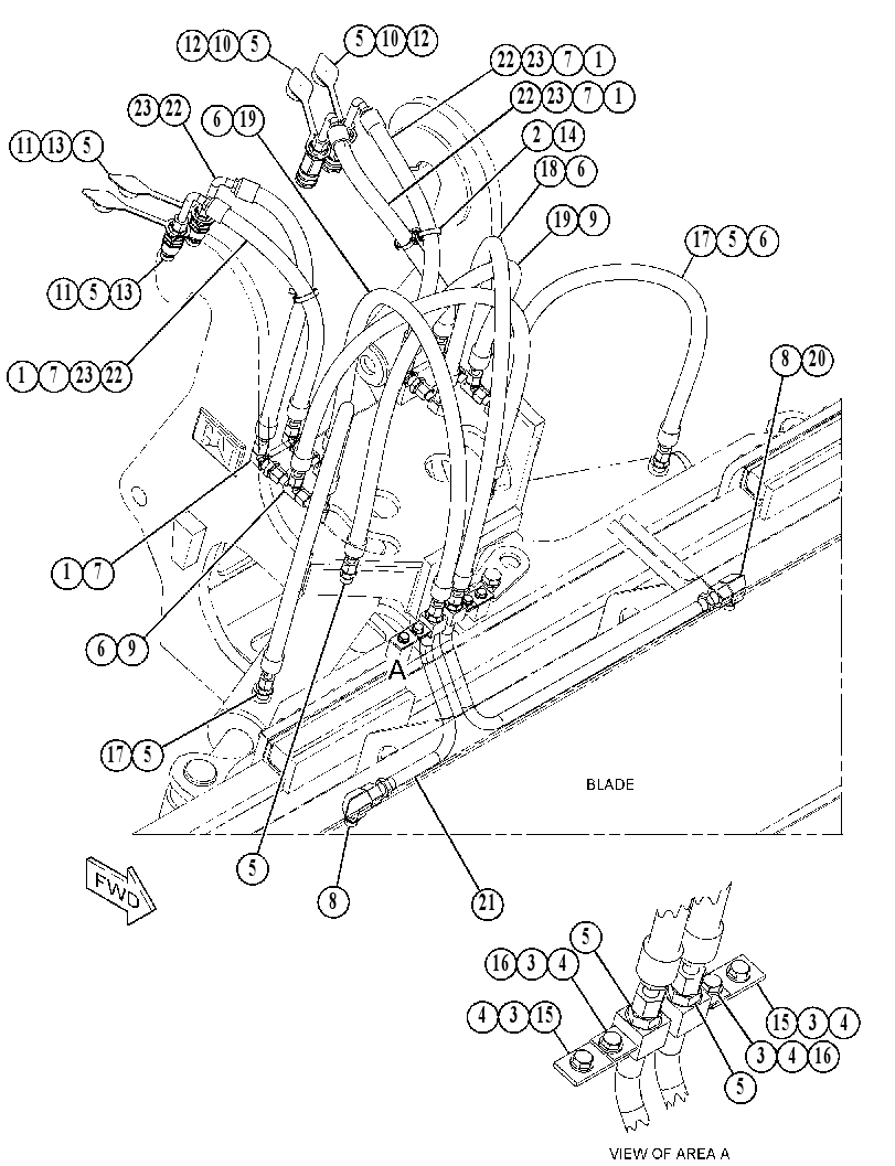 LINES GP-BLADE 5863647 CAT