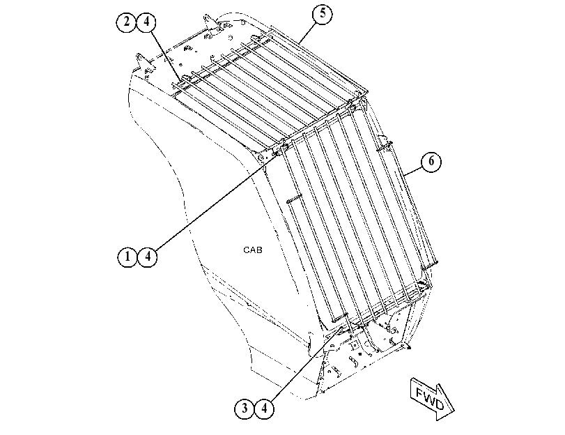 KIT-OVERHEAD GUARD 5688827 CAT
