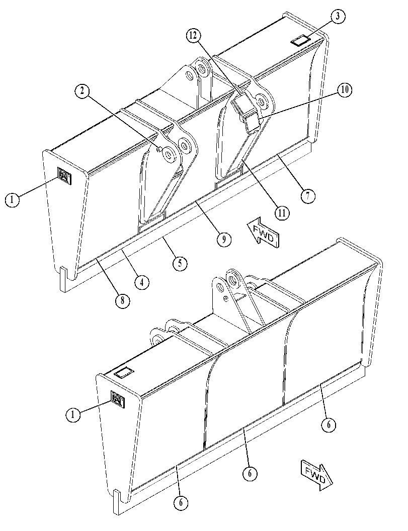 BLADE AS-STRAIGHT 5457043 CAT