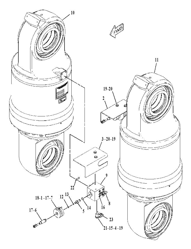 SUSPENSION AR-REAR 3544260 CAT
