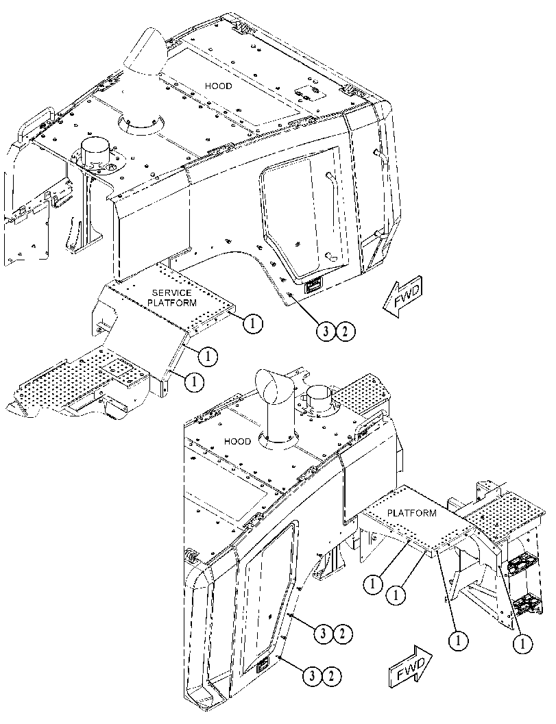FASTENER GP-FENDER 5839810 CAT