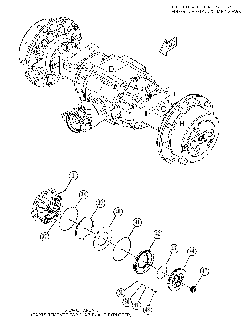 AXLE GP-DRIVE 4778200 CAT
