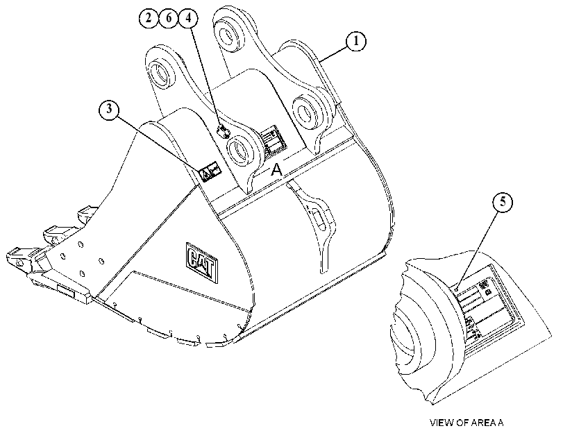 BUCKET GP-SEVERE SERVICE ROCK 5528192 CAT