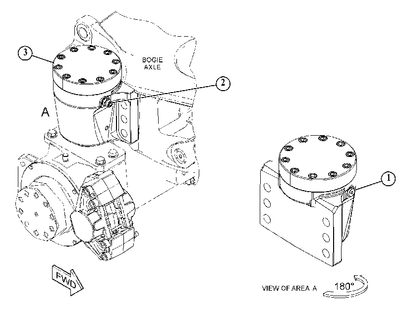 CYLINDER GP-AXLE LOCK 5674546 CAT