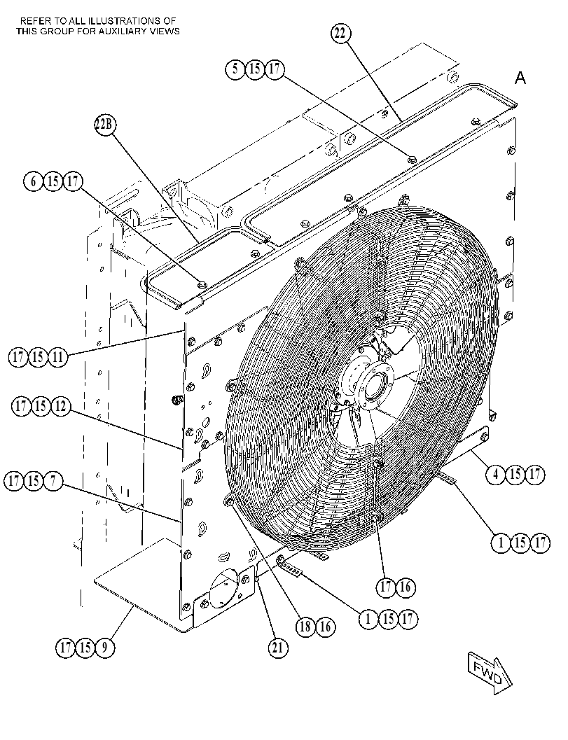 FAN GP-REVERSIBLE 5674539 CAT