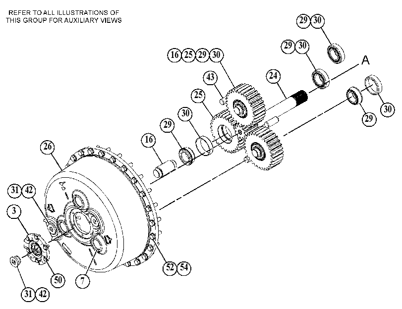FINAL DRIVE & BRAKE GP 3843321 CAT