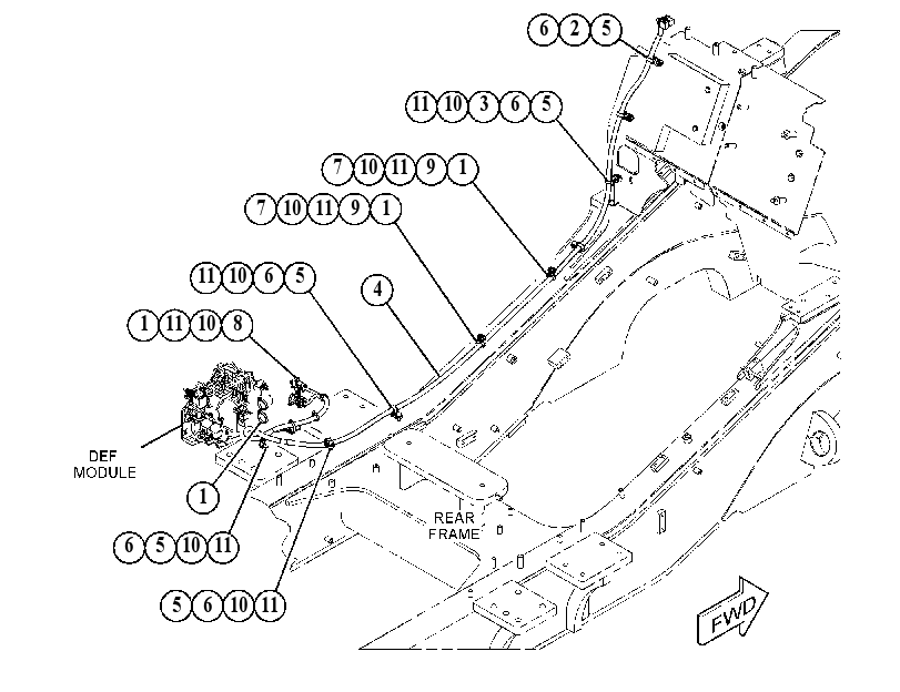 Проводка CEM 5170167 CAT